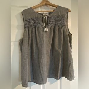 Plus Sized Boho Tank Top